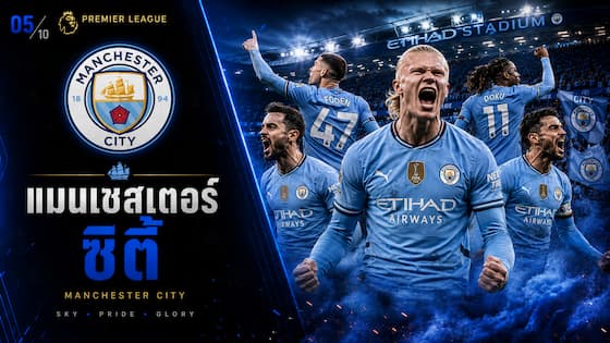 แมนเชสเตอร์ ซิตี้ ทีมพรีเมียร์ลีกที่คนไทยเชียร์มากที่สุด