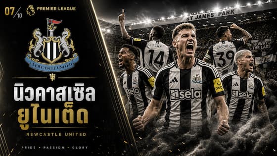 นิวคาสเซิล ยูไนเต็ด ทีมพรีเมียร์ลีกที่คนไทยเชียร์มากที่สุด