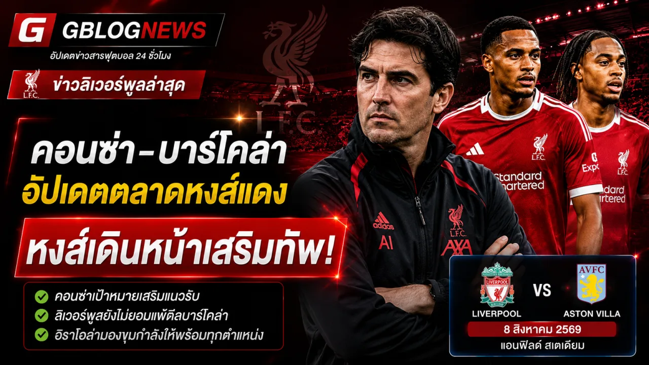 ข่าวลิเวอร์พูลล่าสุด อิราโอล่ามองแนวรับเพิ่ม คอนซ่าอยู่ในลิสต์ ขณะที่ดีลบาร์โคล่ายังติดค่าตัว